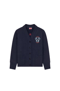 Cardigan brodé Kenzo Éléphant - Midnight Blue