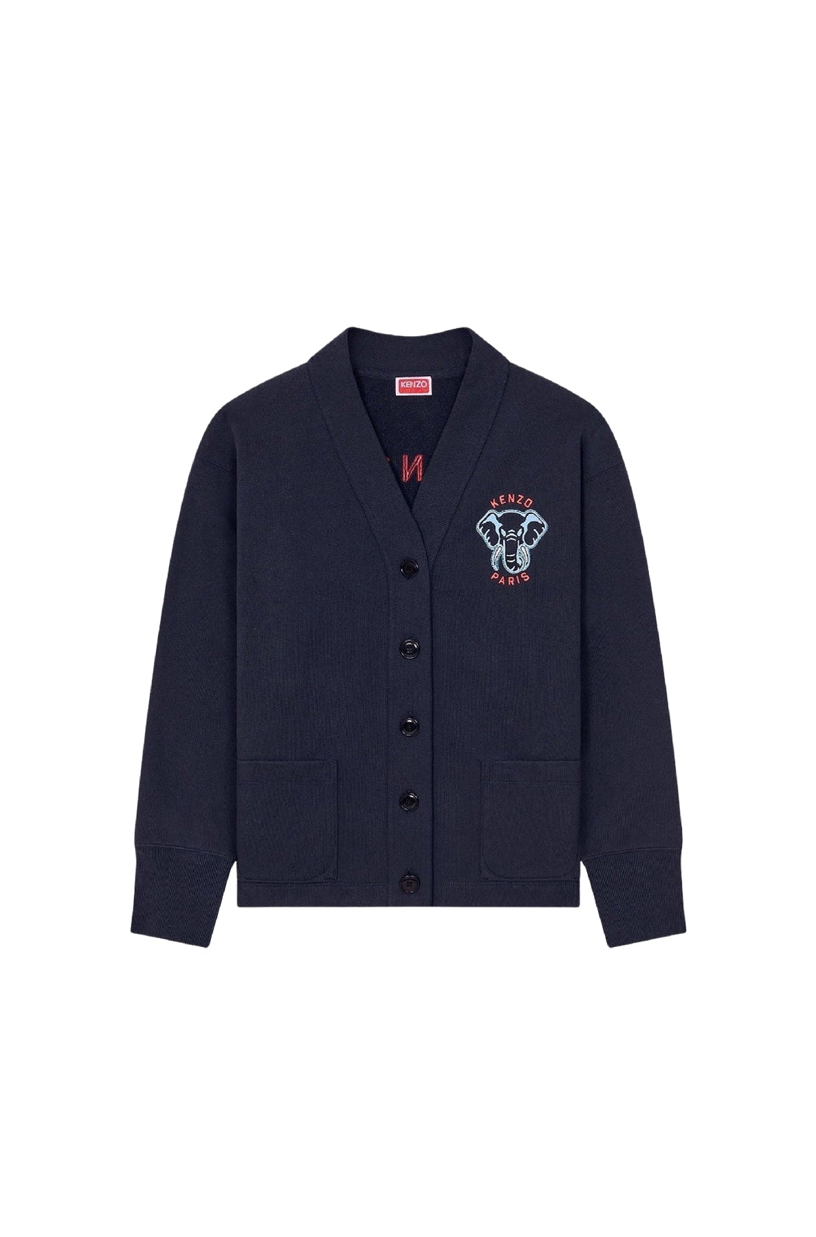Cardigan brodé Kenzo Éléphant - Midnight Blue