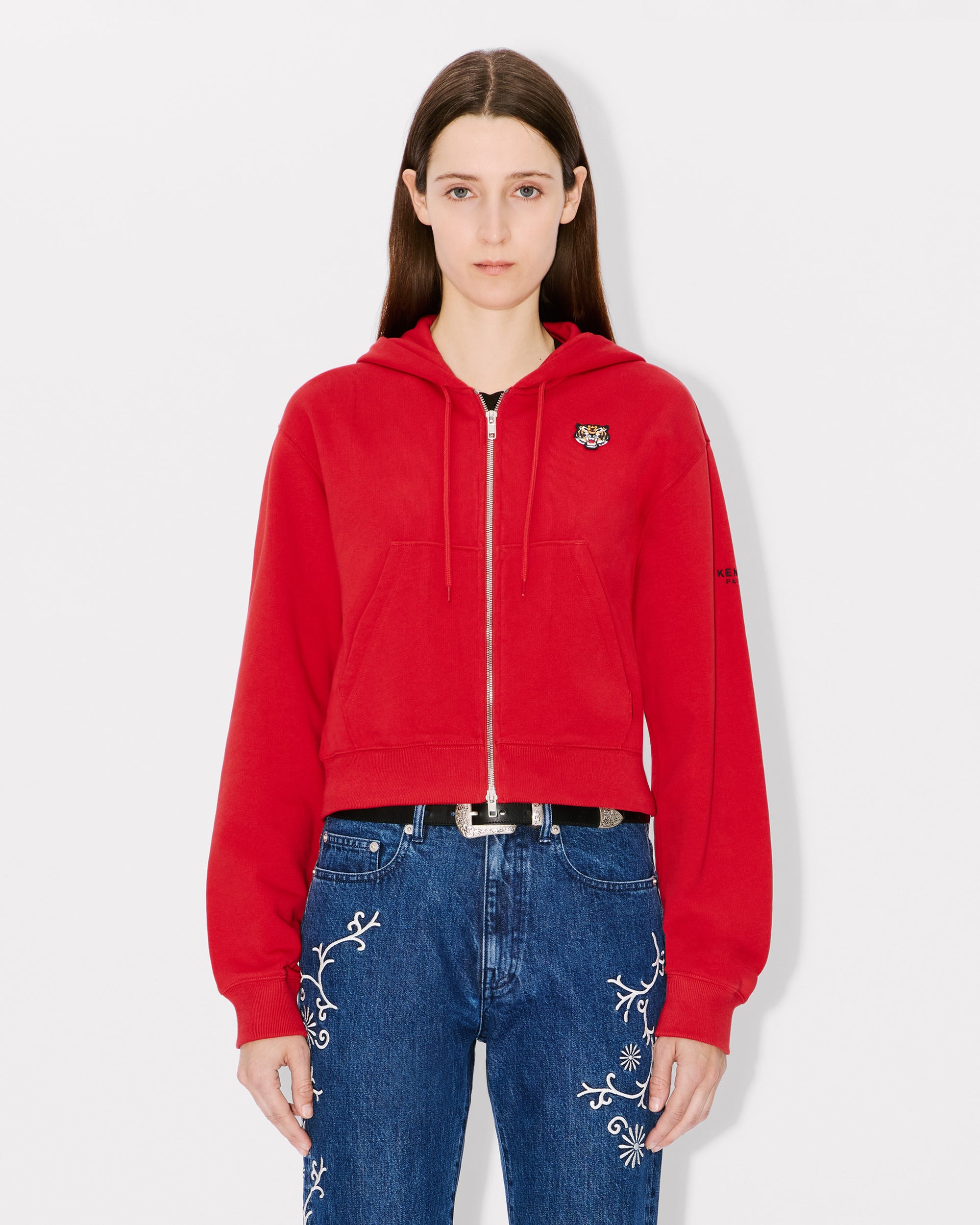 Lucky Tiger Zip Up Hoodie