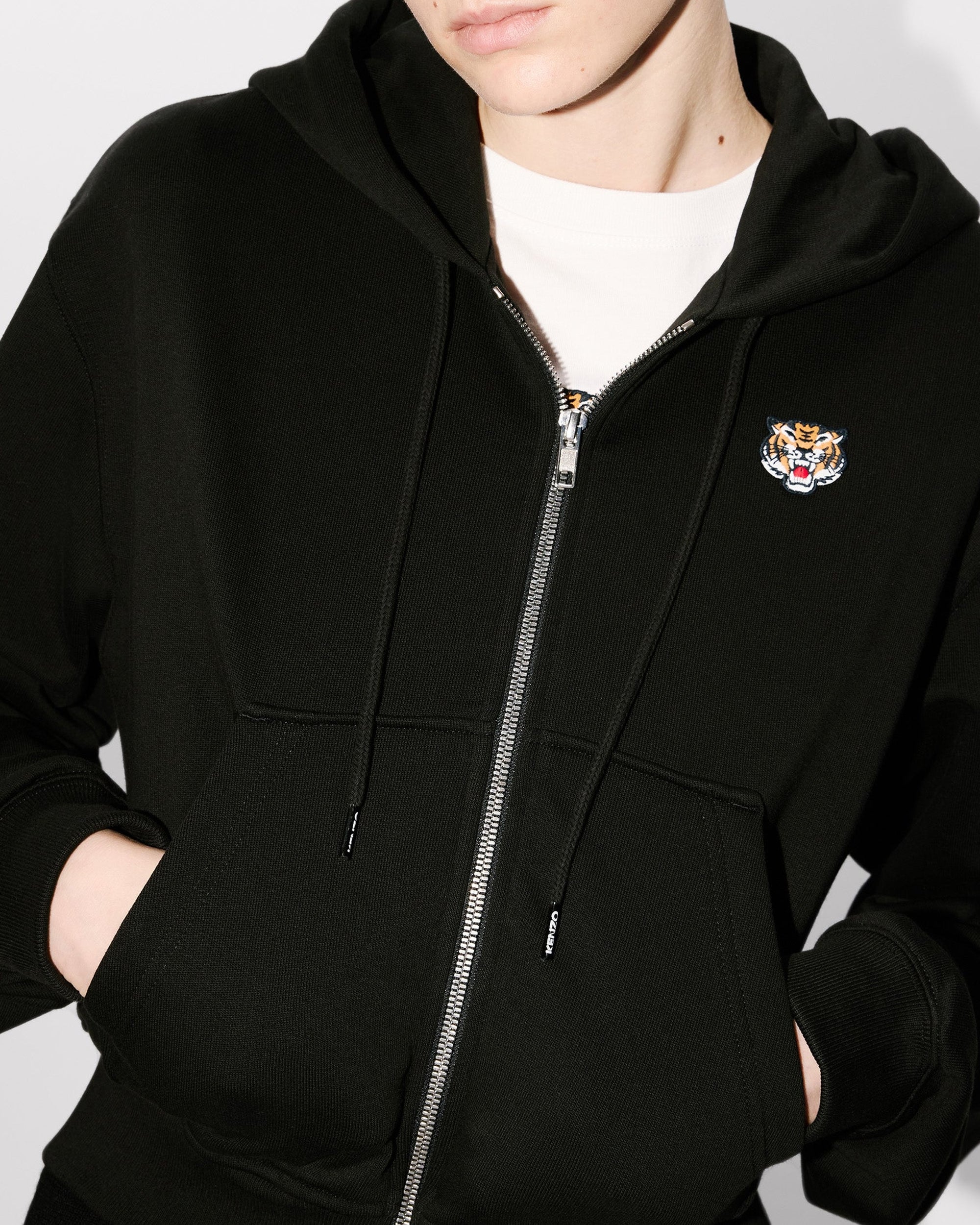 Lucky Tiger Zip Up Hoodie /// LVMH