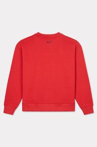 Lucky Tiger embroidered sweatshirt - Cherry