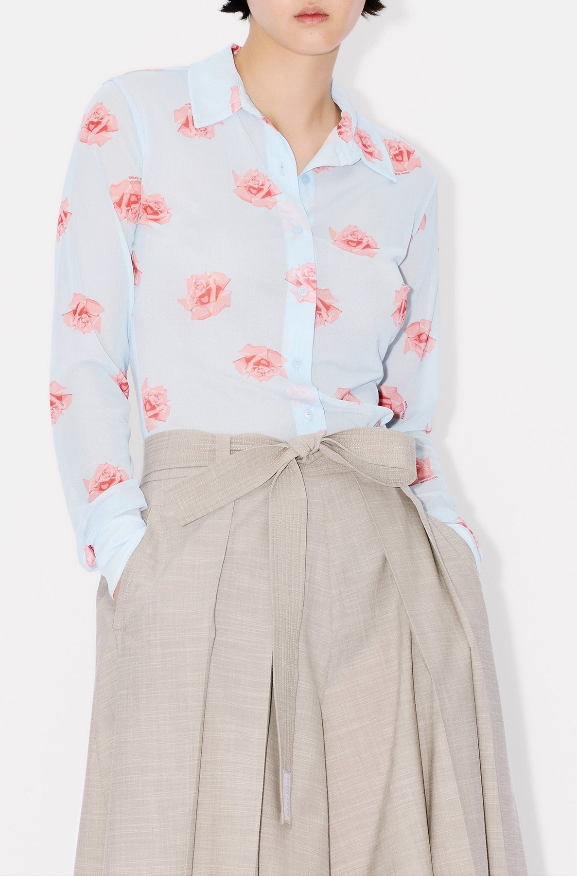 Kenzo Rose Fitted Shirt