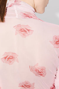 Kenzo Rose Turtleneck Top