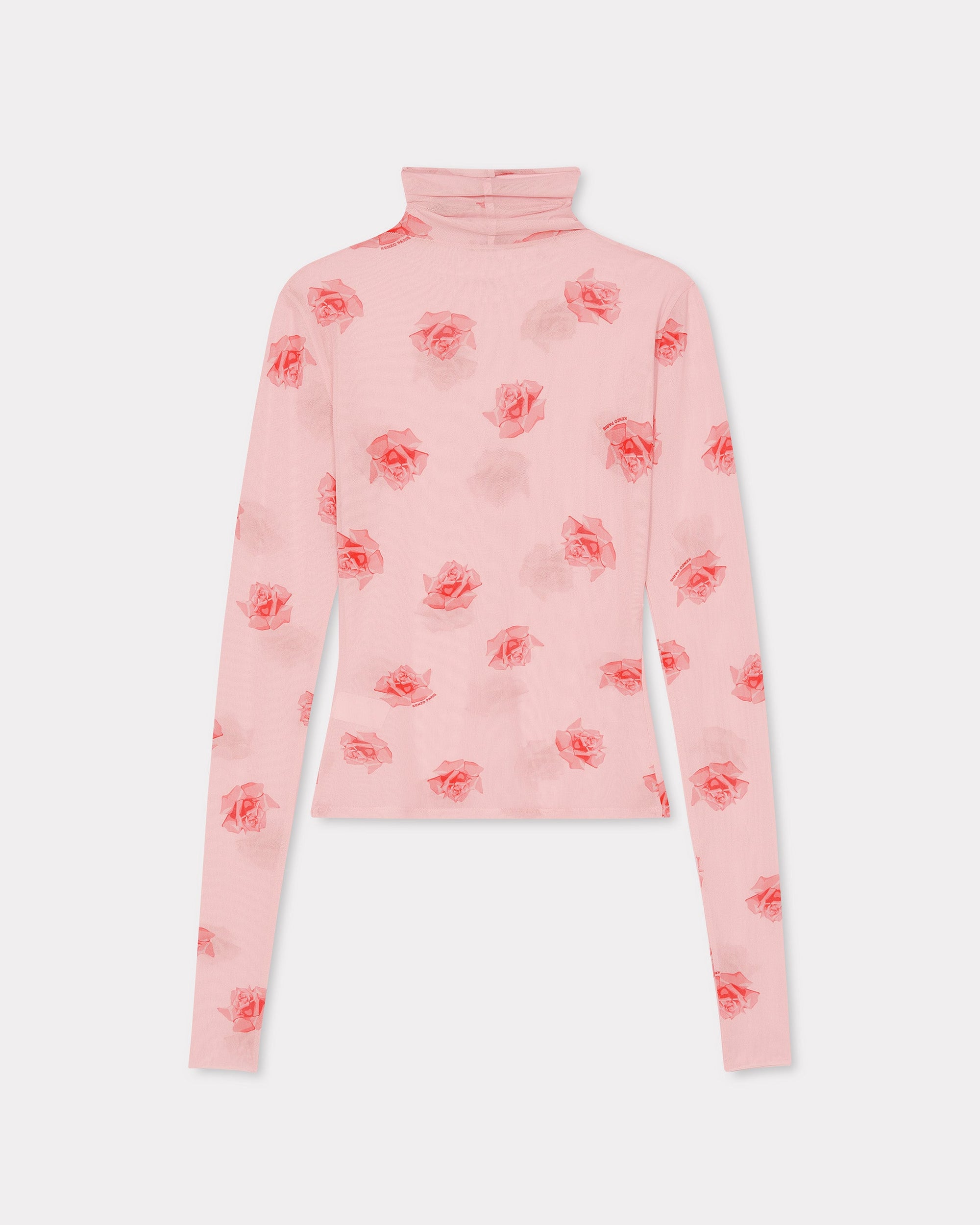 Kenzo Rose Turtleneck Top