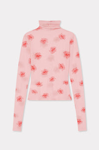 Pull à col roulé Kenzo Rose - Faded Pink
