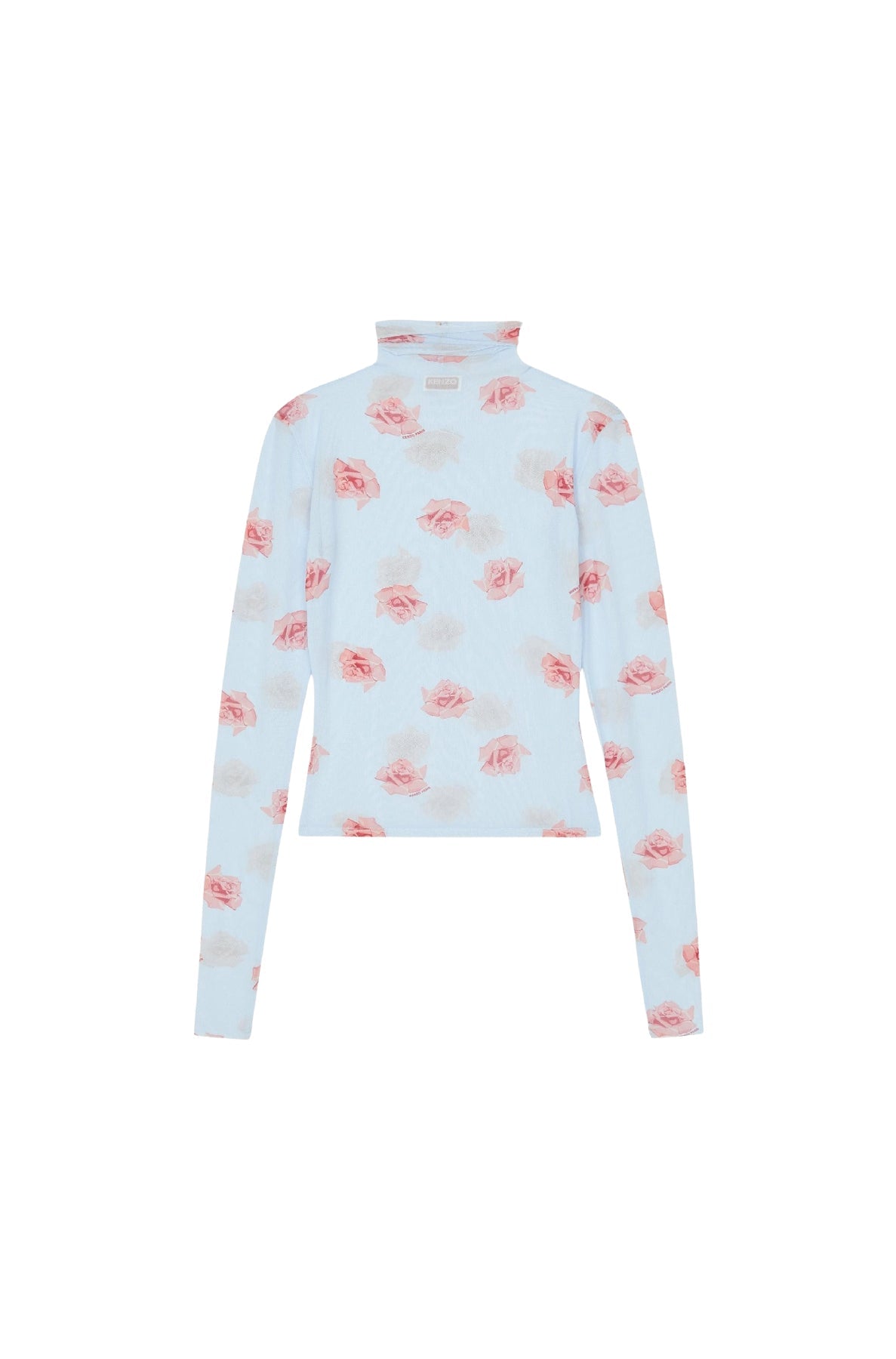 Kenzo Rose Turtleneck Top