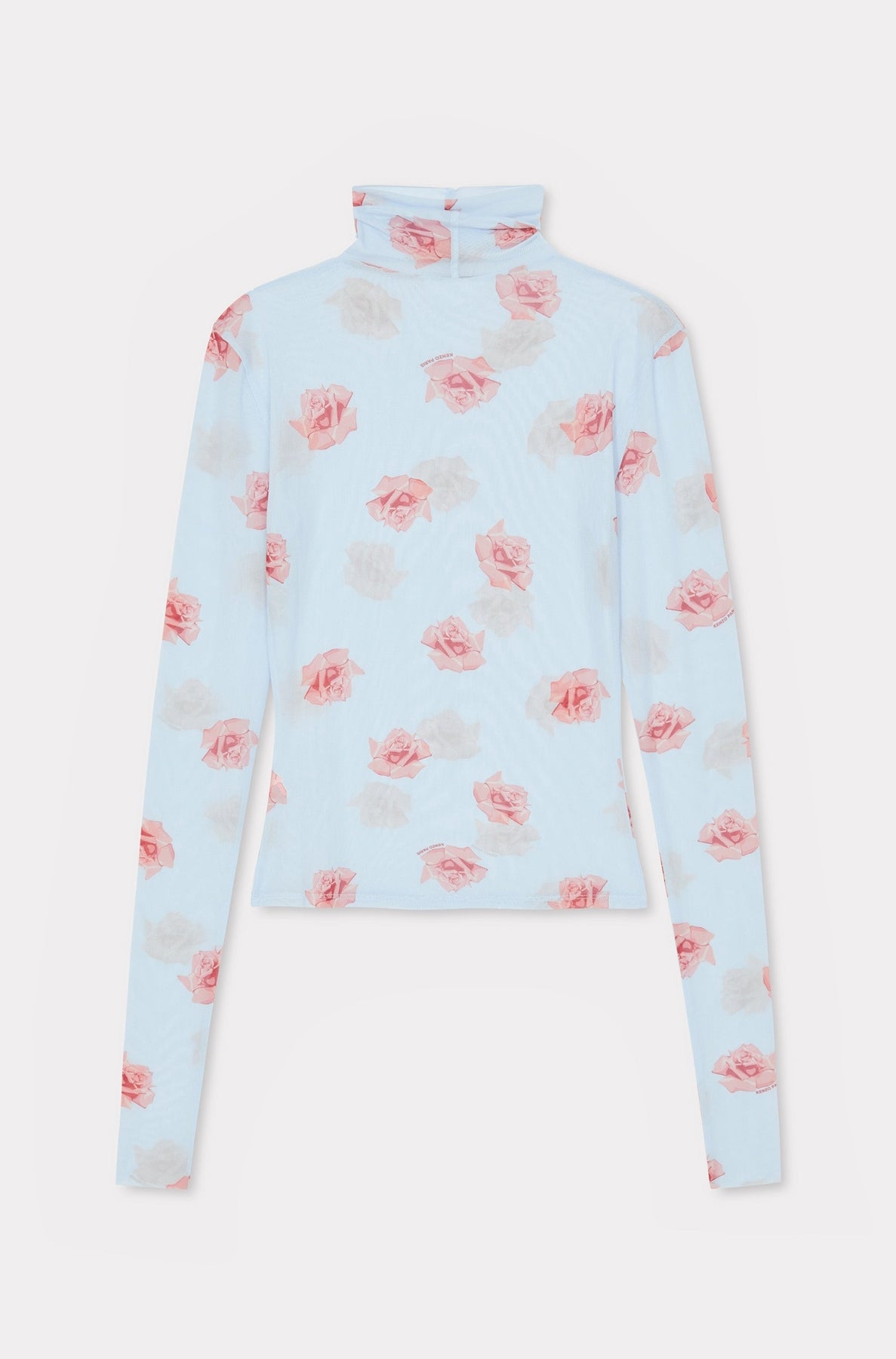 Kenzo pink turtleneck jumper - Light Blue
