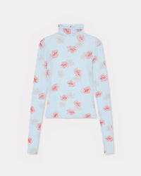 Kenzo Rose Turtleneck Top