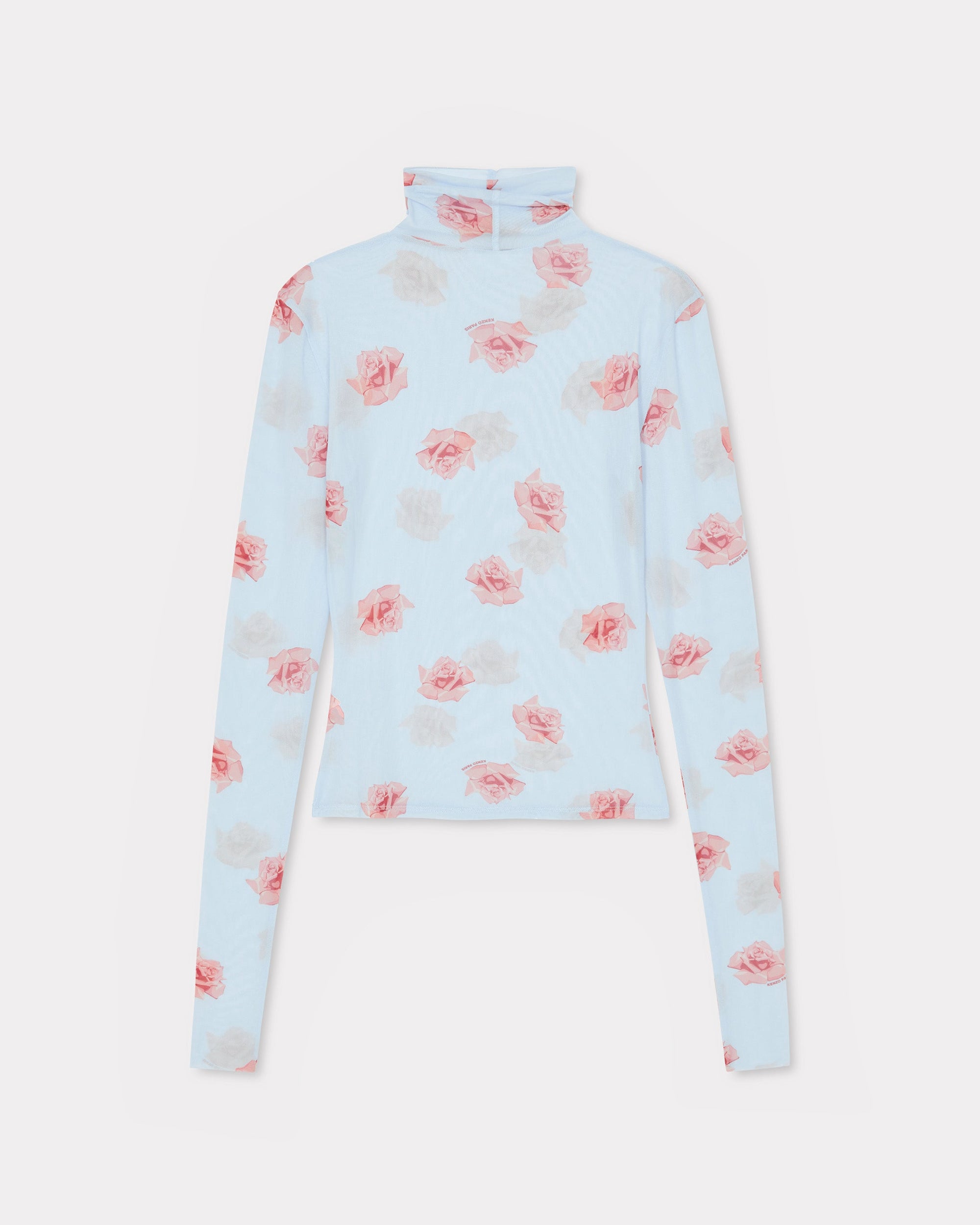 Kenzo Rose Turtleneck Top