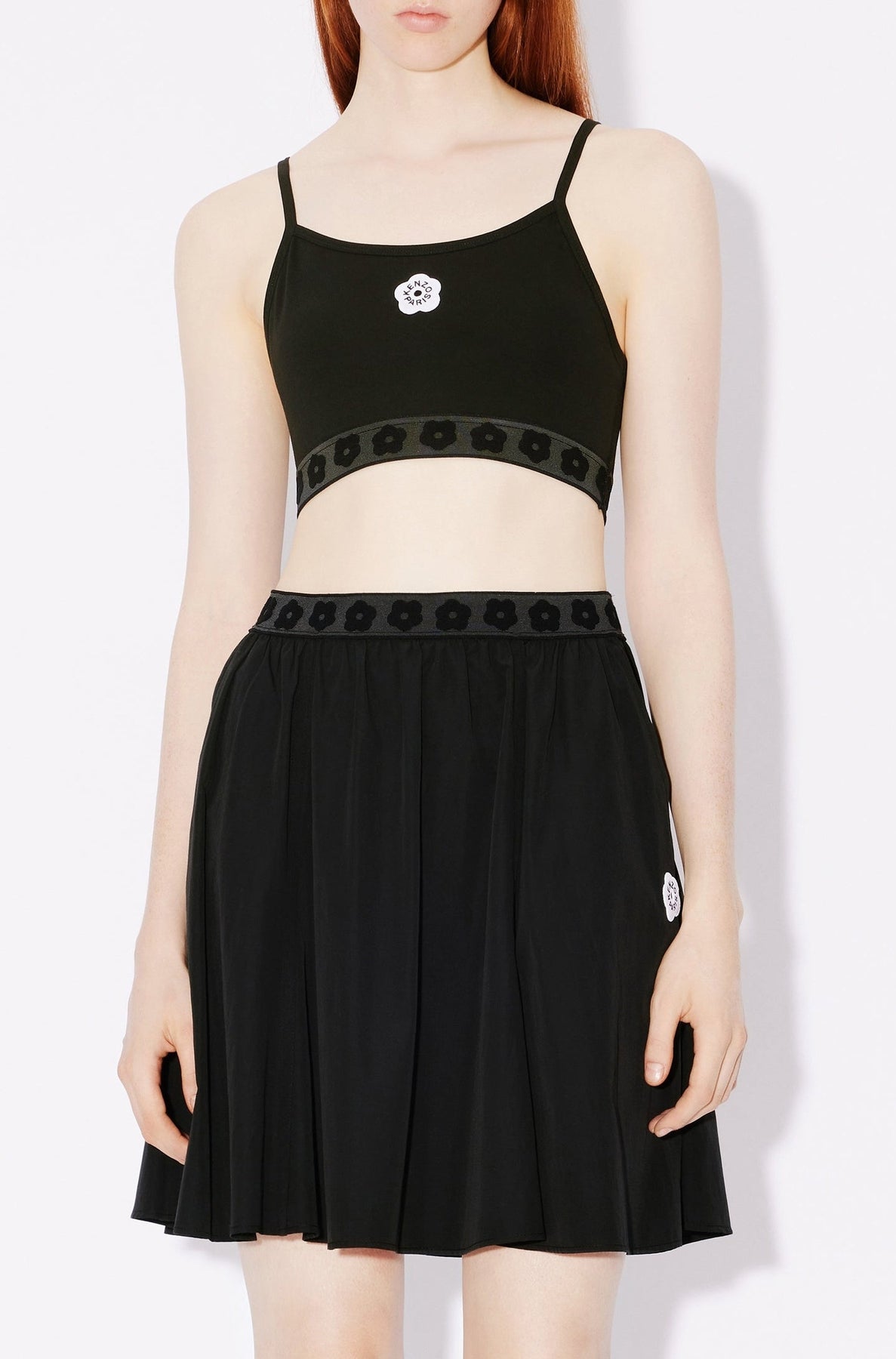 Boke Flower 2.0 embroidered bra - Black