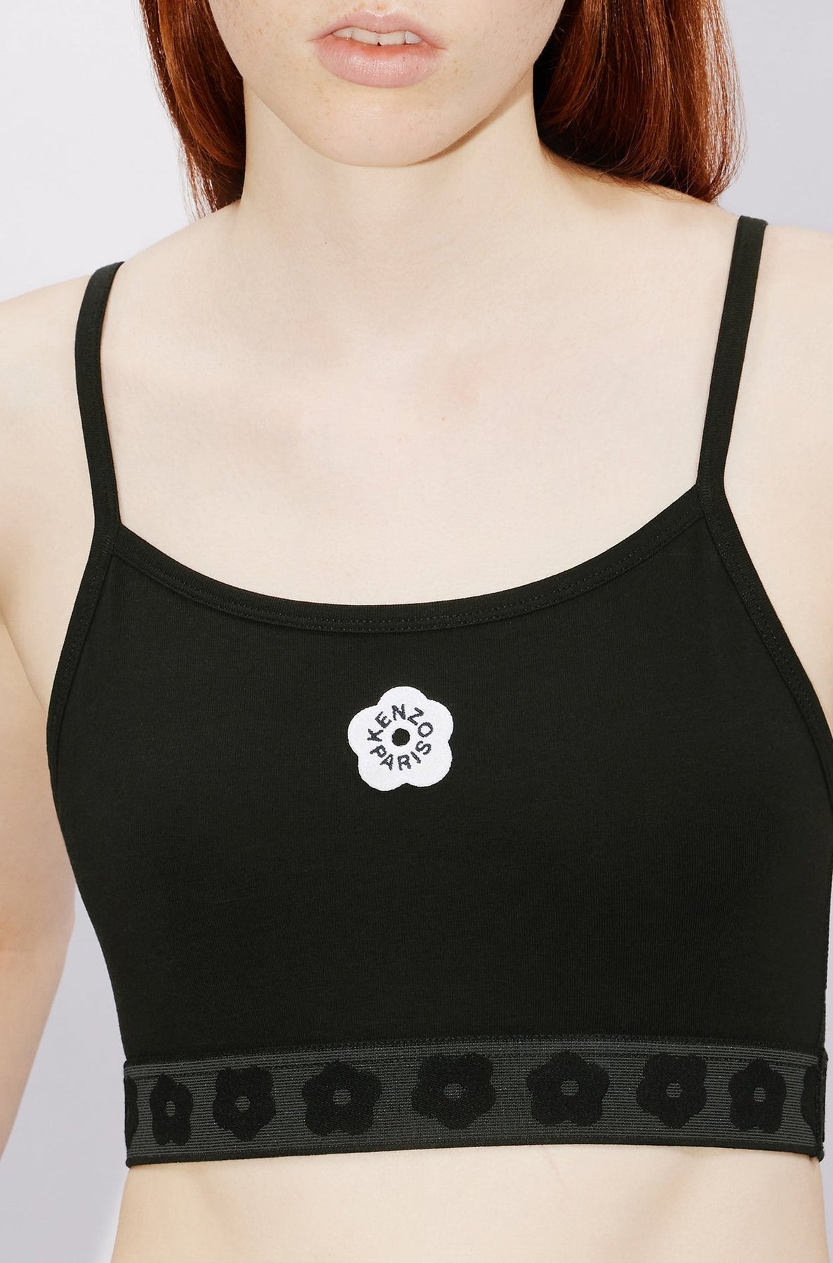 Boke Flower 2.0 embroidered bra - Black
