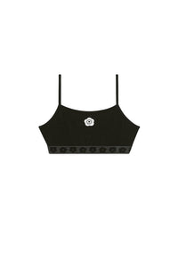Boke Flower 2.0 embroidered bra - Black