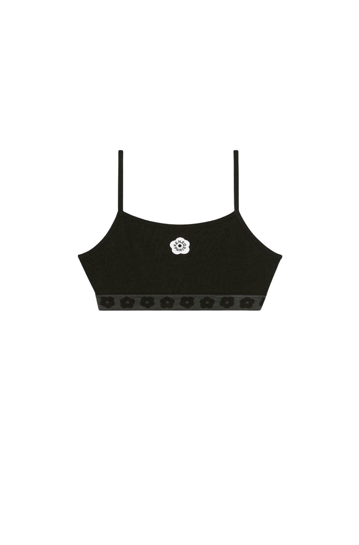 Boke Flower 2.0 embroidered bra - Black