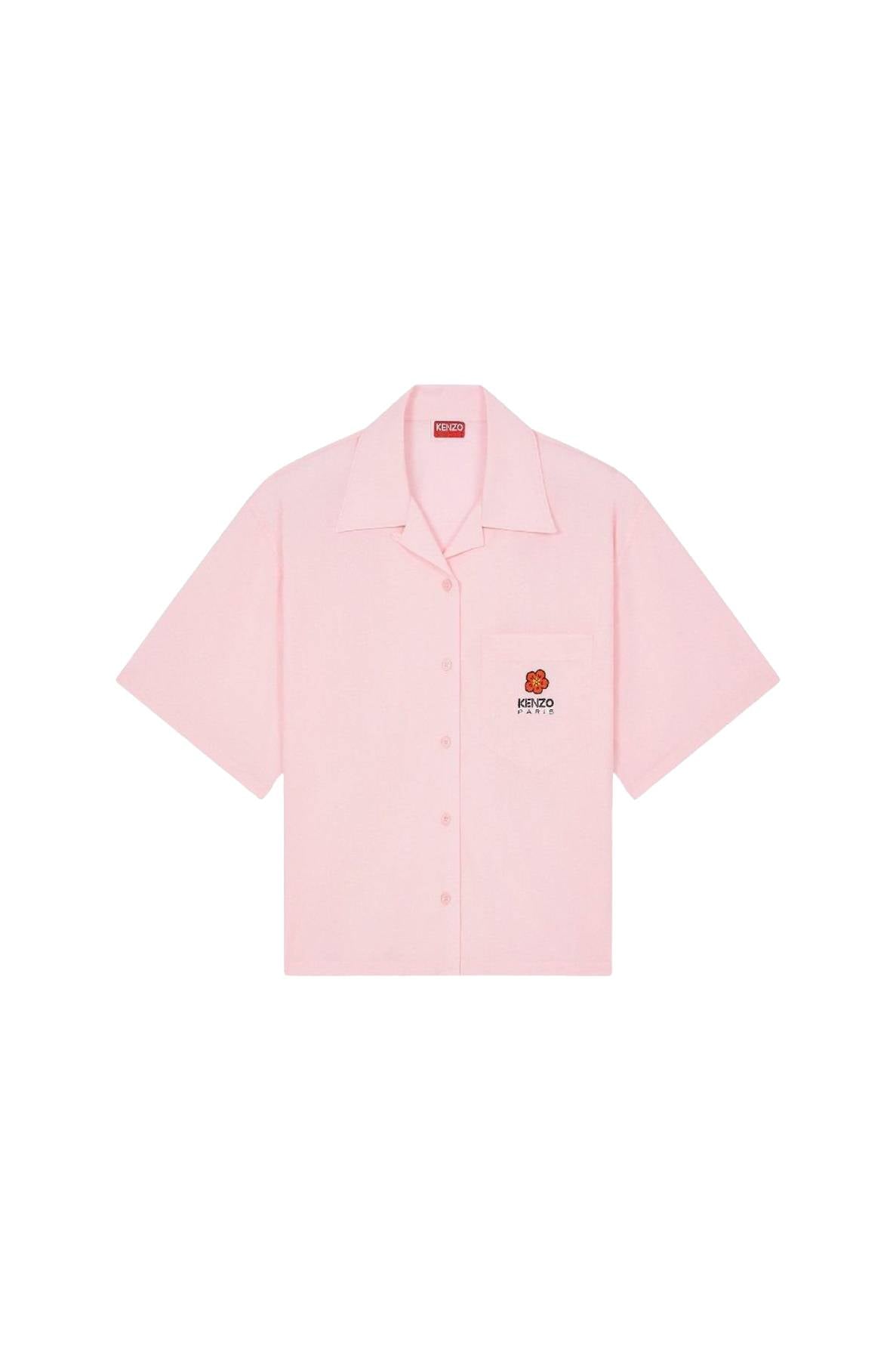 Chemise hawaïenne Boke Flower - Faded Pink
