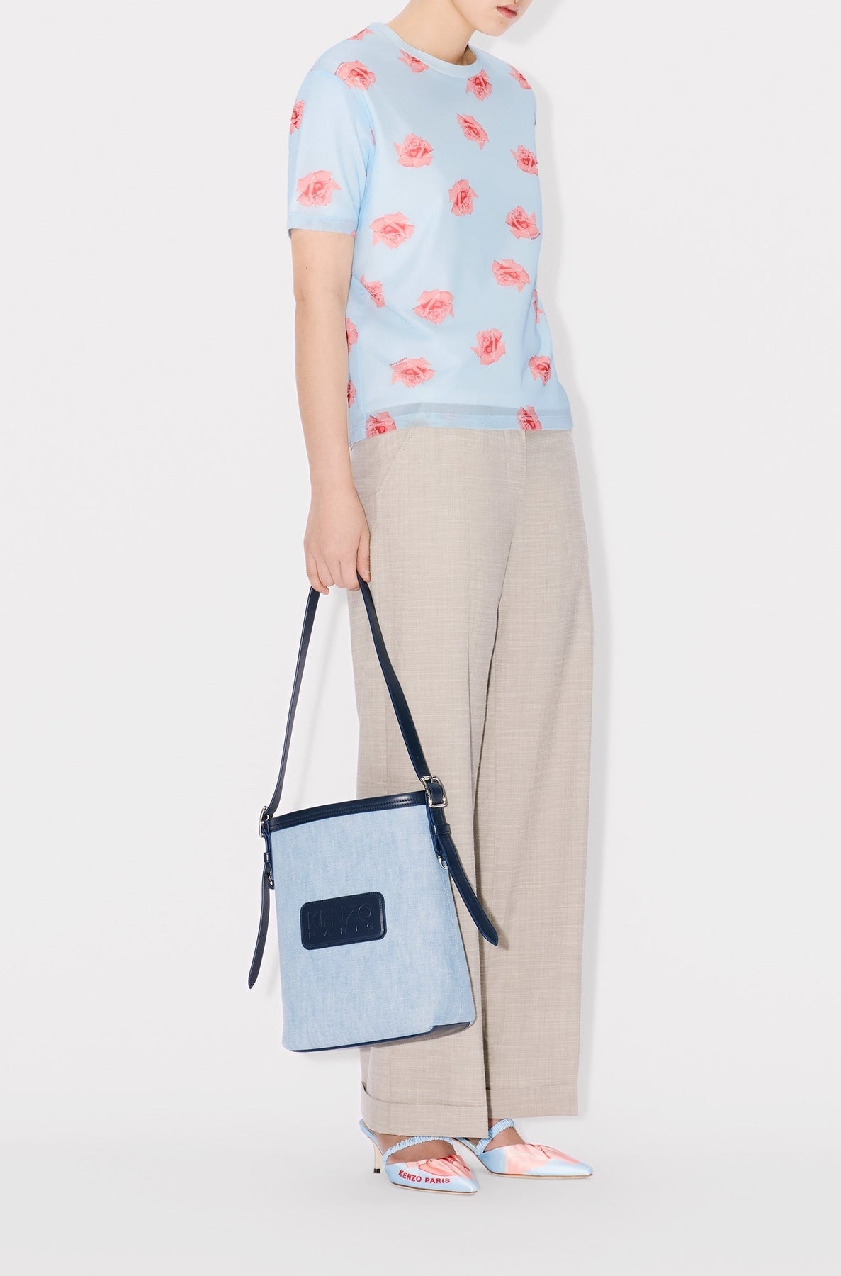 Kenzo Rose Double Layer Tee /// LVMH