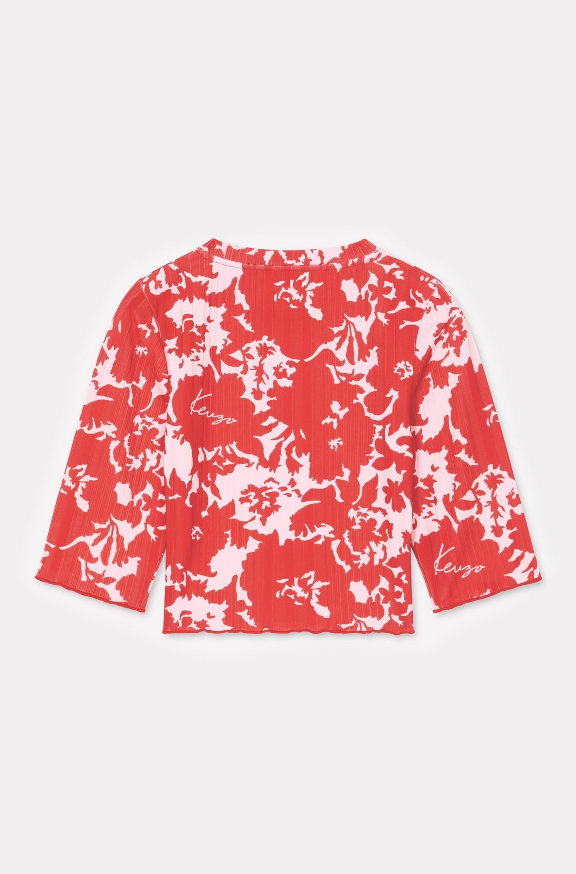 Kenzo Flower Camo Short Top - Medium Red