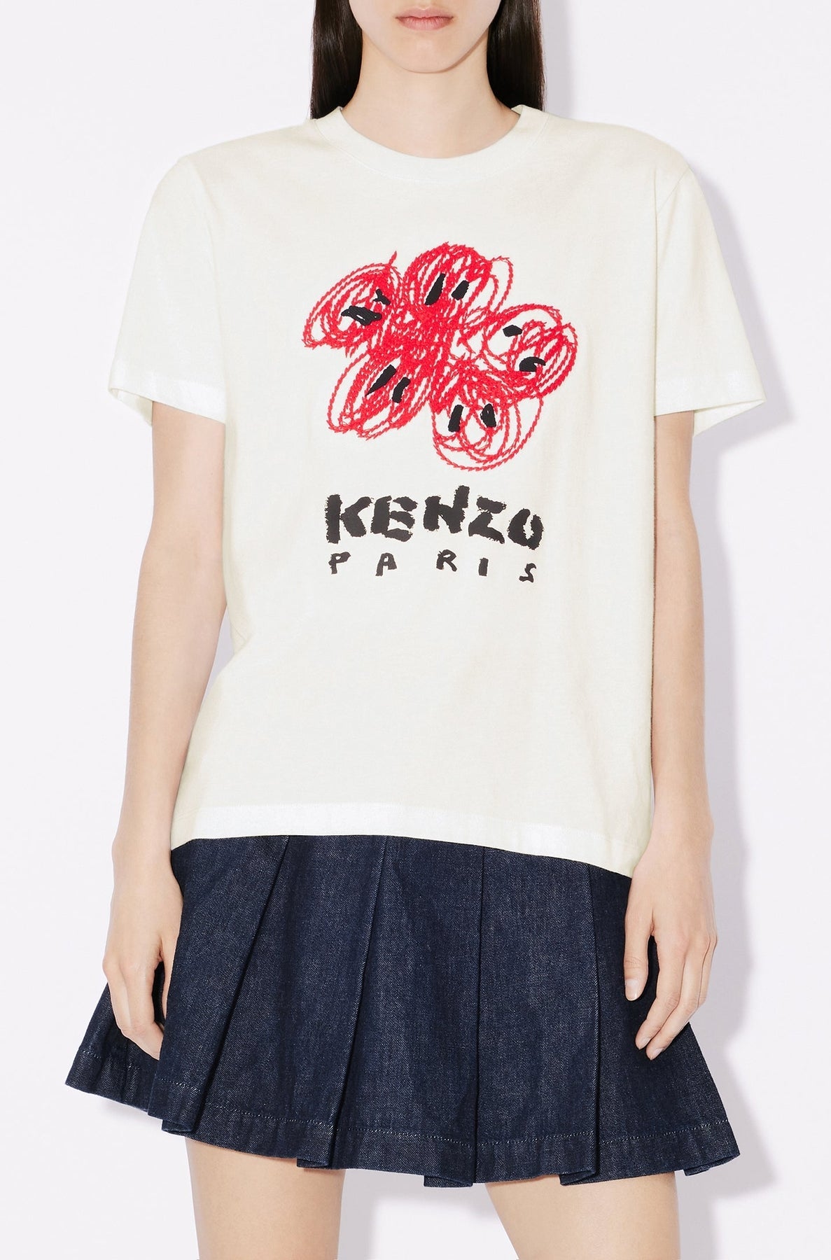Kenzo Drawn Varsity Loose Tee