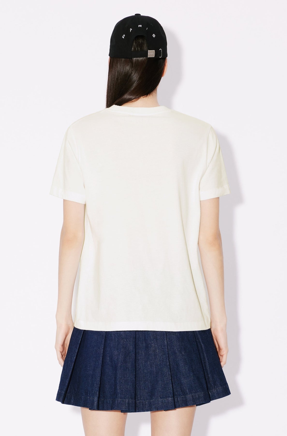 T-shirt loose brodé Kenzo Drawn Varsity - Off White