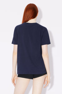 T-shirt loose brodé Kenzo Drawn Varsity - Midnight Blue