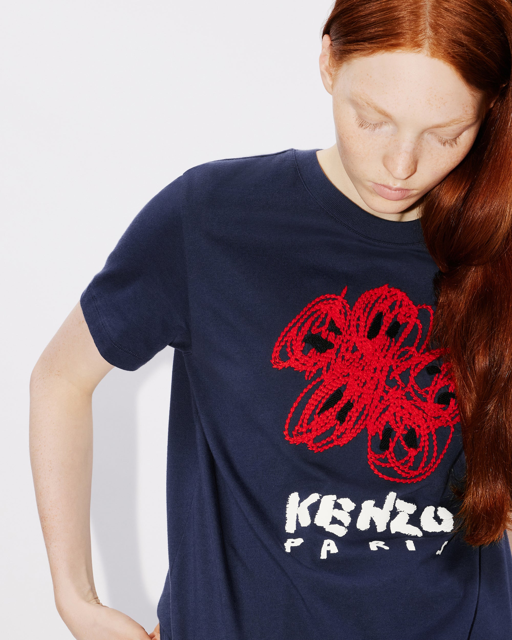 Kenzo Drawn Varsity Loose Tee