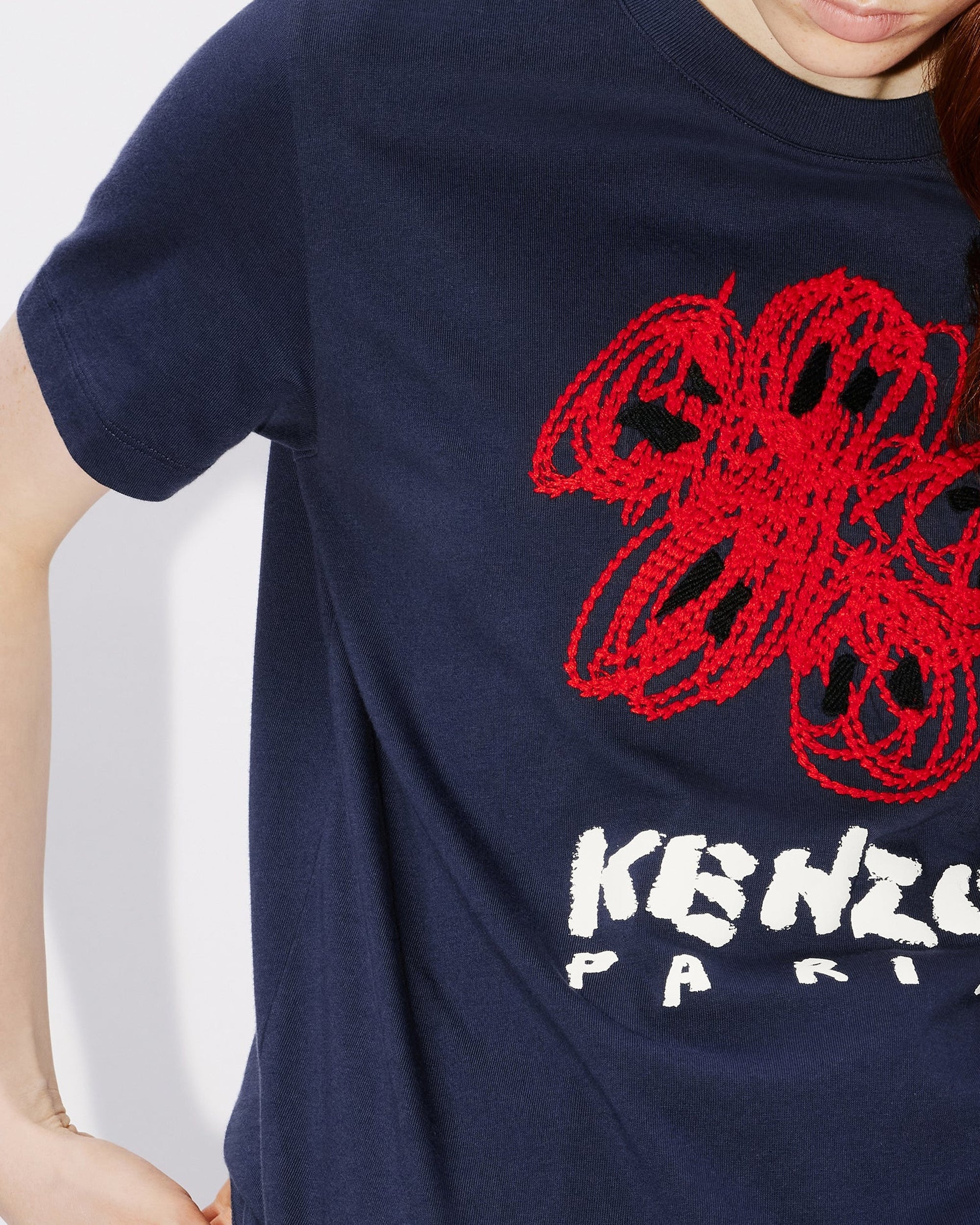 Kenzo Drawn Varsity Loose Tee