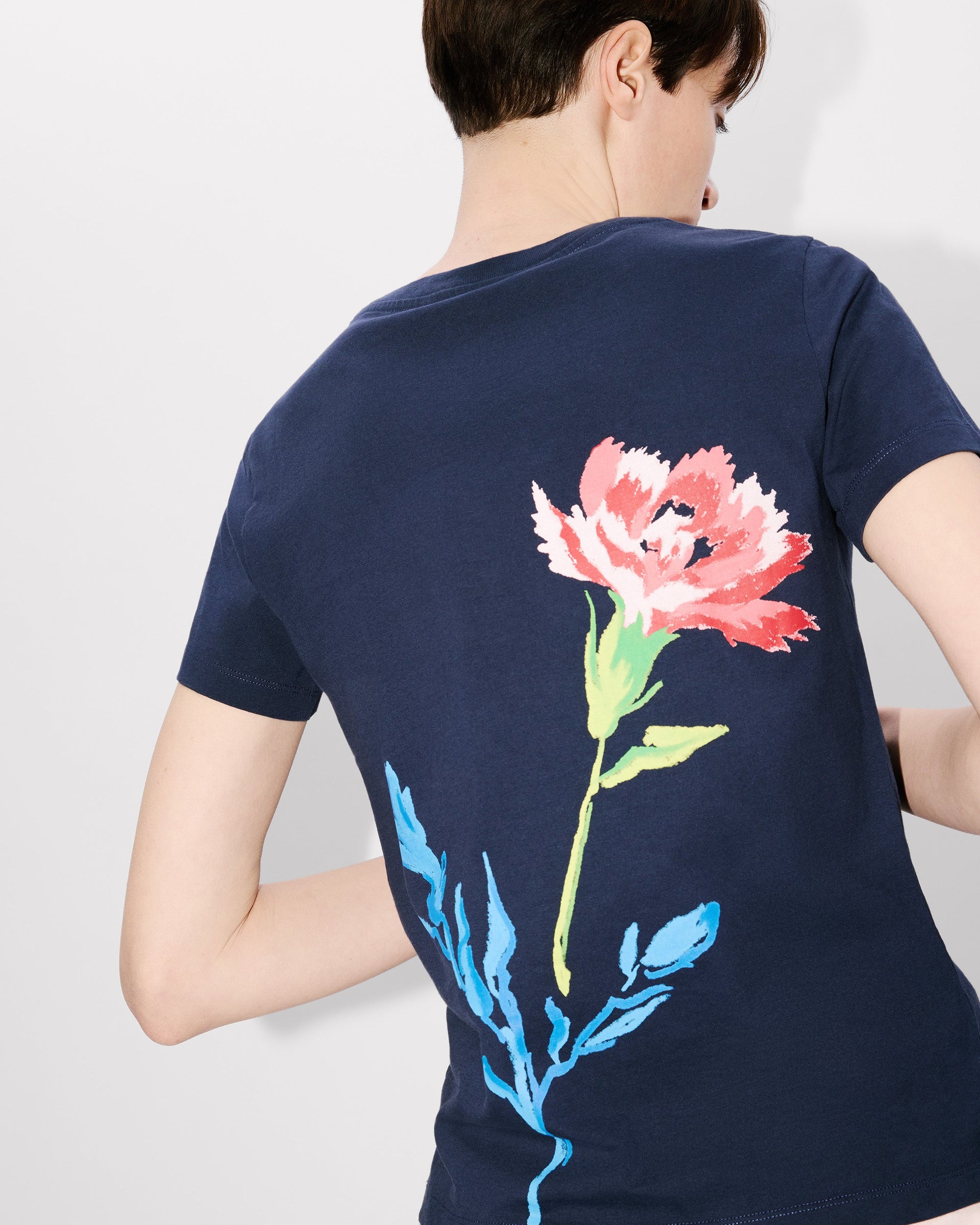 Drawn Flowers Classic Tee