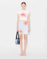 Kenzo Rose Cropped T-Shirt