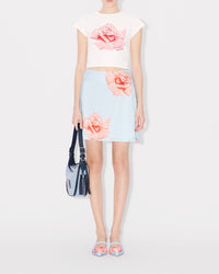 Kenzo Rose Cropped T-Shirt