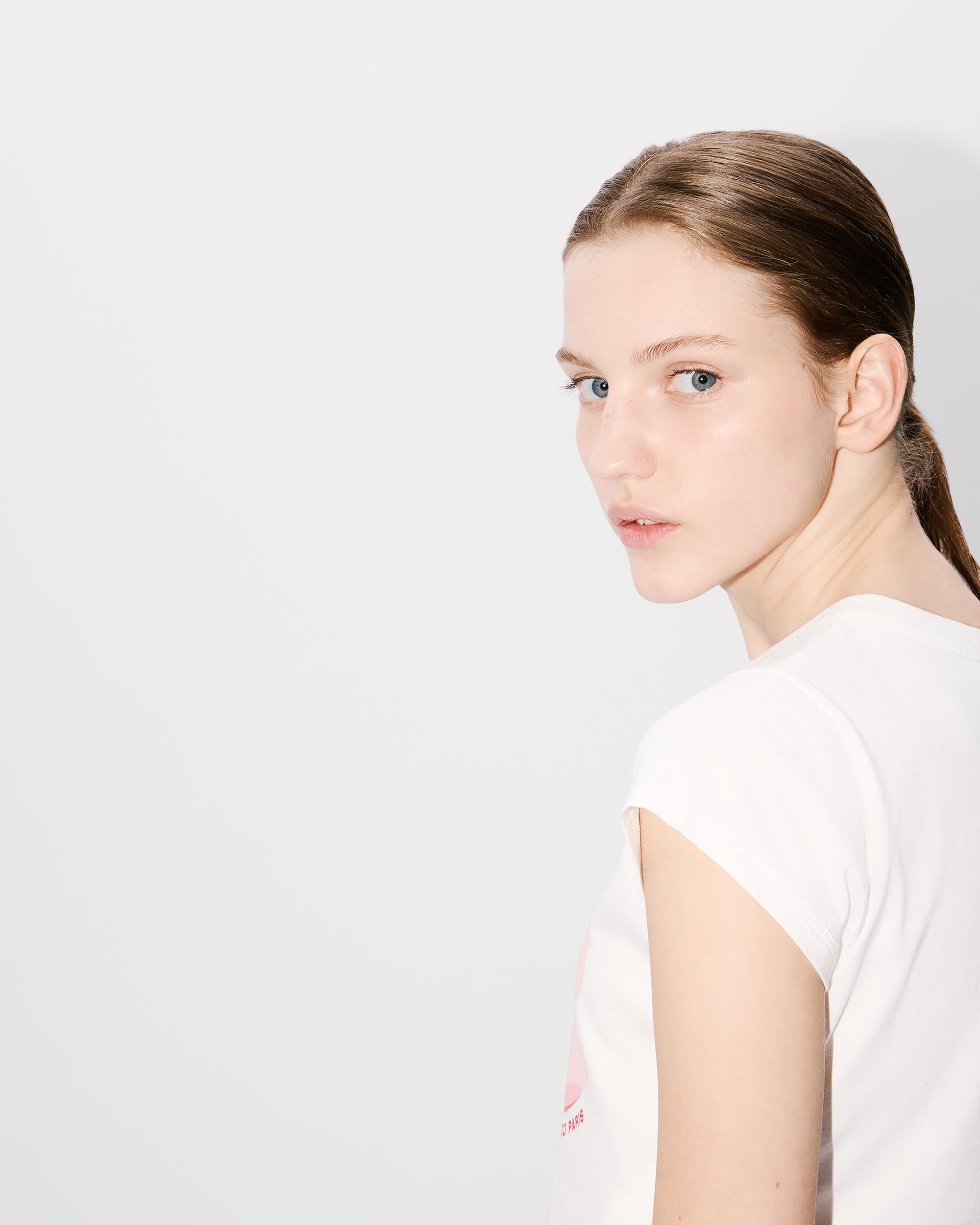 Kenzo Rose Cropped T-Shirt