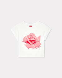 Kenzo Rose Cropped T-Shirt