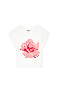 Kenzo Rose Cropped T-Shirt