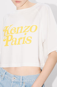 Boxy cropped T-shirt Kenzo by Verdy - Off White