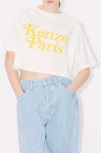 Boxy cropped T-shirt Kenzo by Verdy - Off White