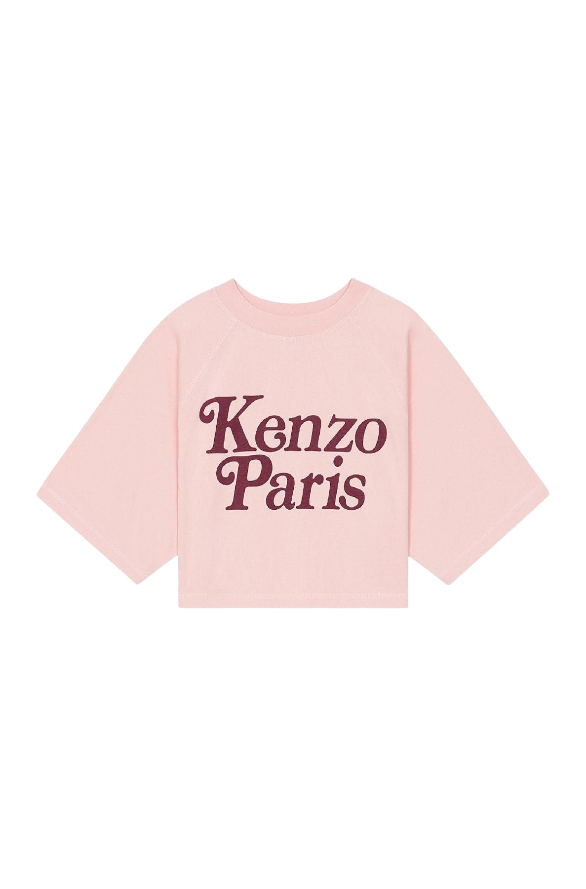 Boxy cropped T-shirt Kenzo by Verdy - Faded Pink