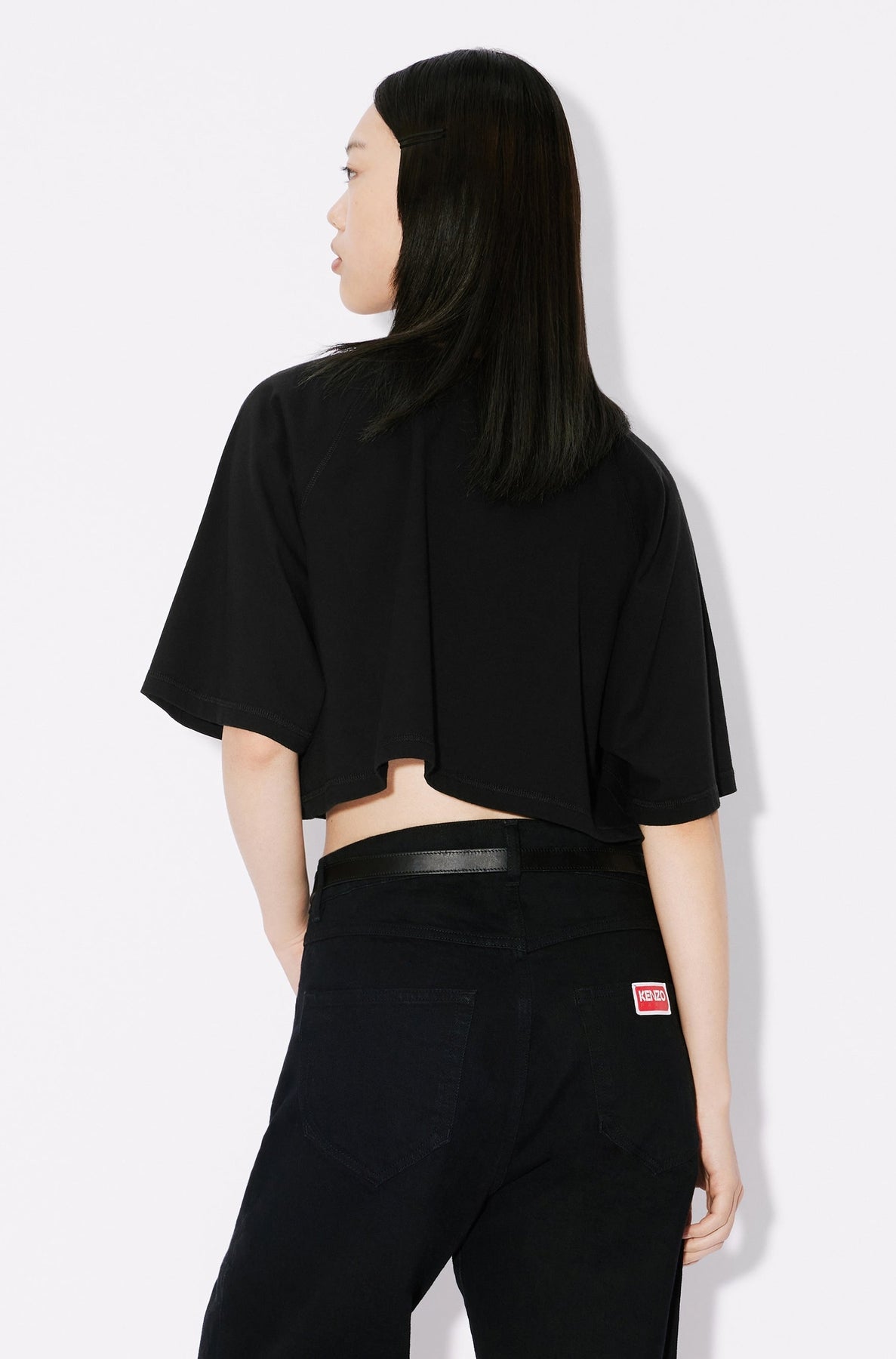 T-shirt boxy cropped Kenzo by Verdy - Black