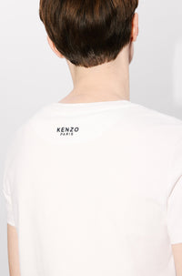 T-shirt brodé Lucky Tiger - Off White