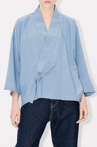 Lightweight kimono jacket - Blue