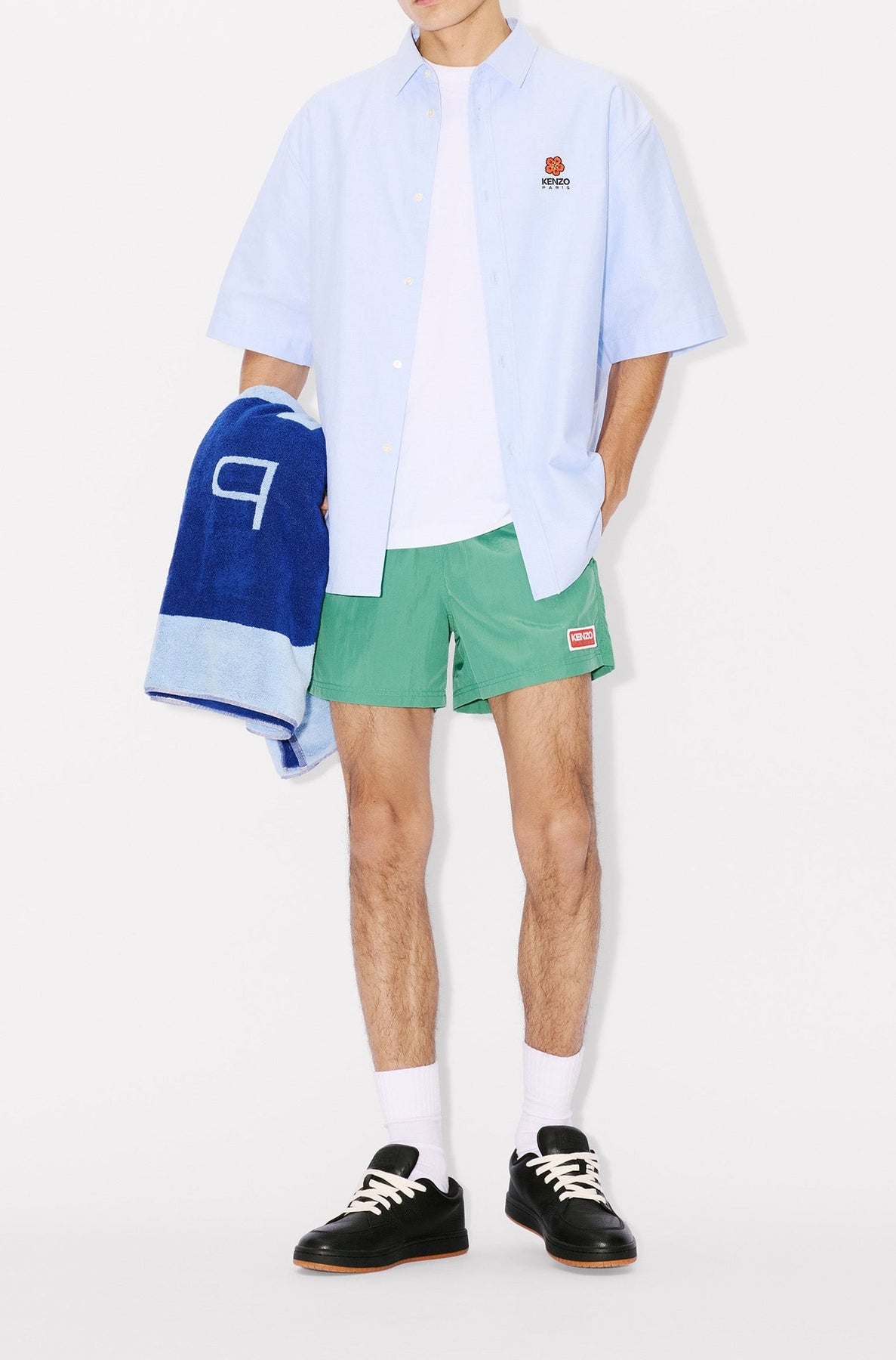 Swimming trunks - Bottle Green