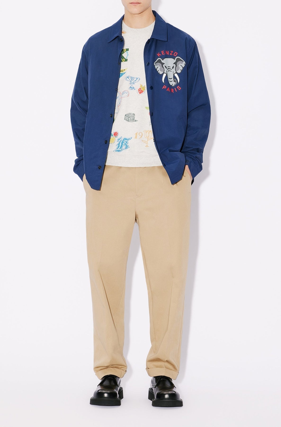 Kenzo Elephant Light Coach Jkt