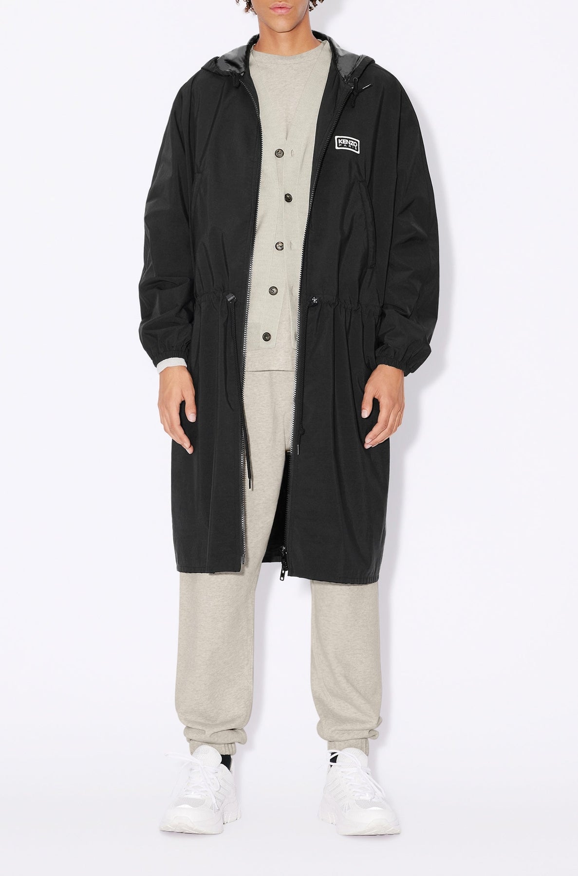 Bicolor Kp Long Windbreaker
