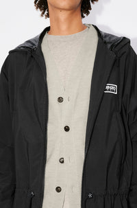 Long windbreaker Bicolor Kenzo Paris - Black
