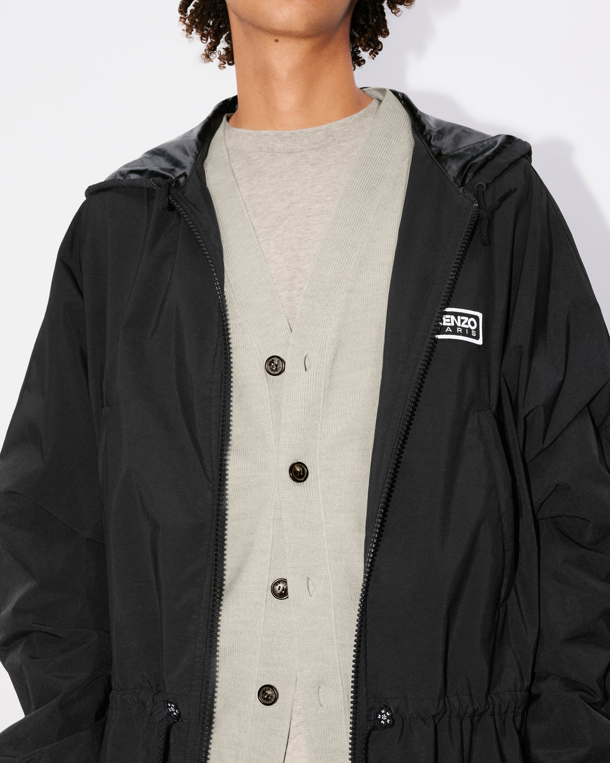 Bicolor Kp Long Windbreaker