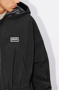 Long windbreaker Bicolor Kenzo Paris - Black