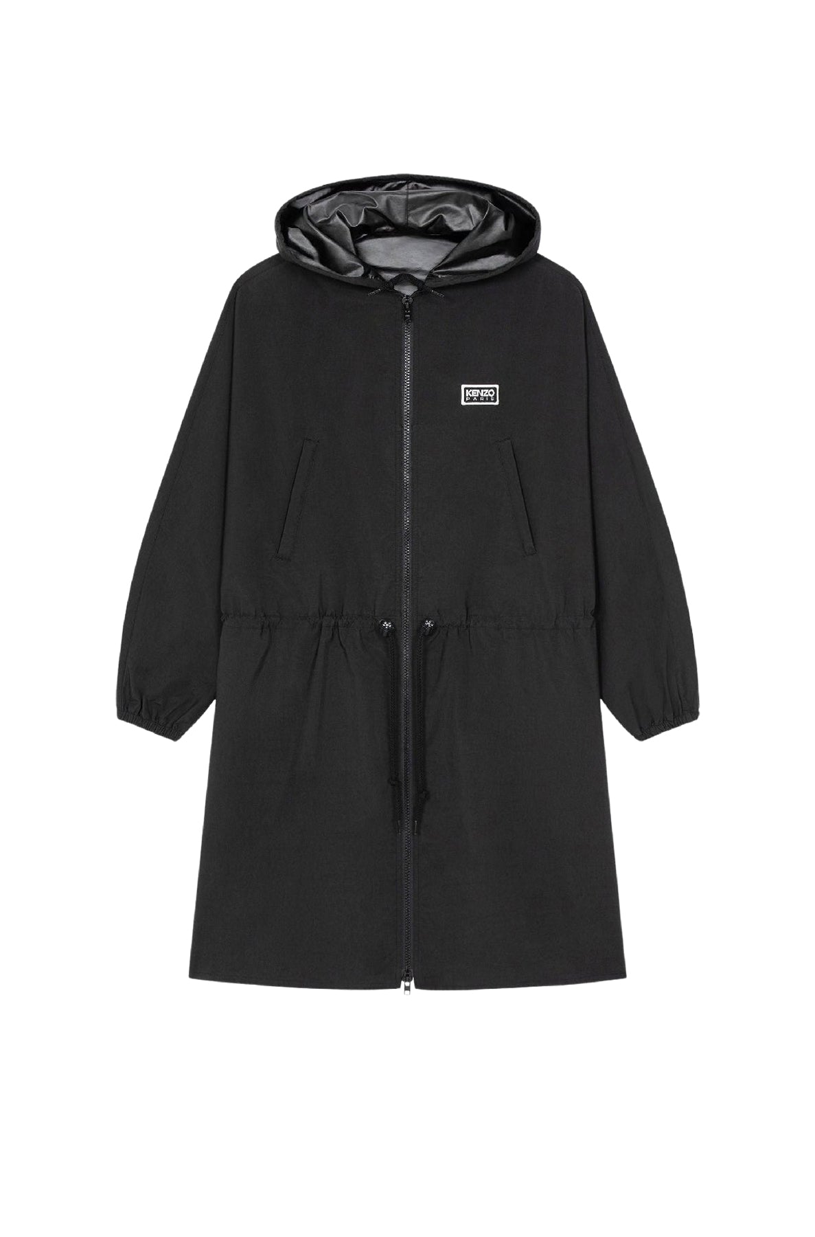 Long windbreaker Bicolor Kenzo Paris - Black