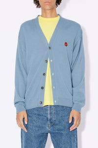 Cardigan brodé Boke Flower en laine - Blue