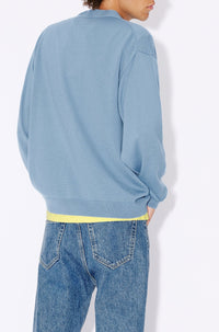Cardigan brodé Boke Flower en laine - Blue