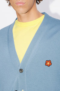Cardigan brodé Boke Flower en laine - Blue