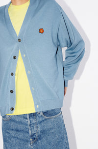 Cardigan brodé Boke Flower en laine - Blue