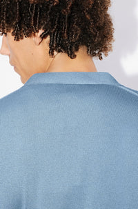 Cardigan brodé Boke Flower en laine - Blue