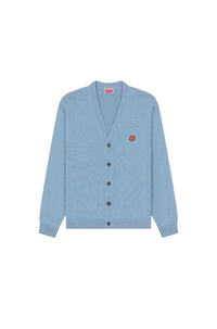 Cardigan brodé Boke Flower en laine - Blue